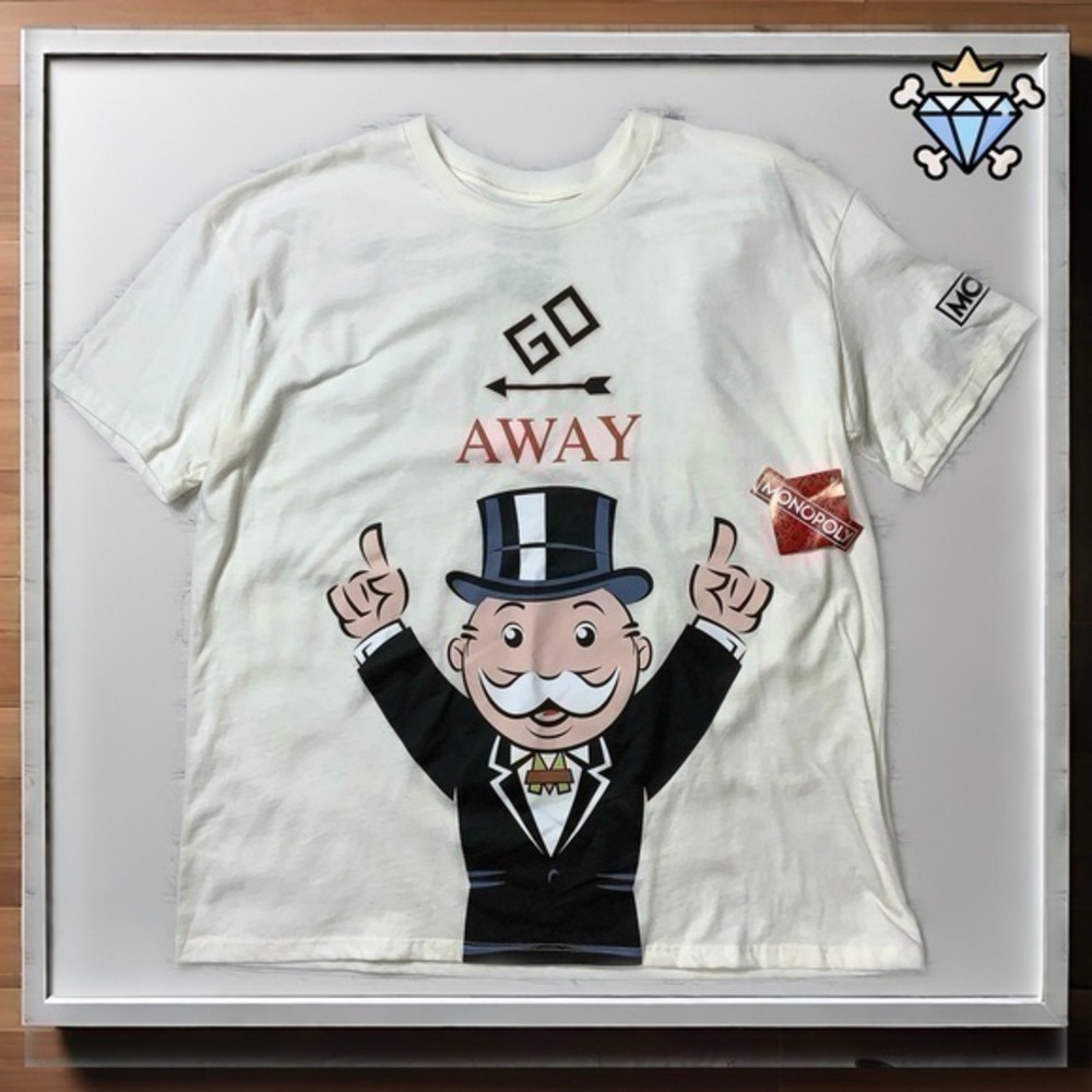 HASBRO GAMES MONOPOLY GRAPHIC TEE SIZE XXL STREETWEAR LOUNGEWEAR